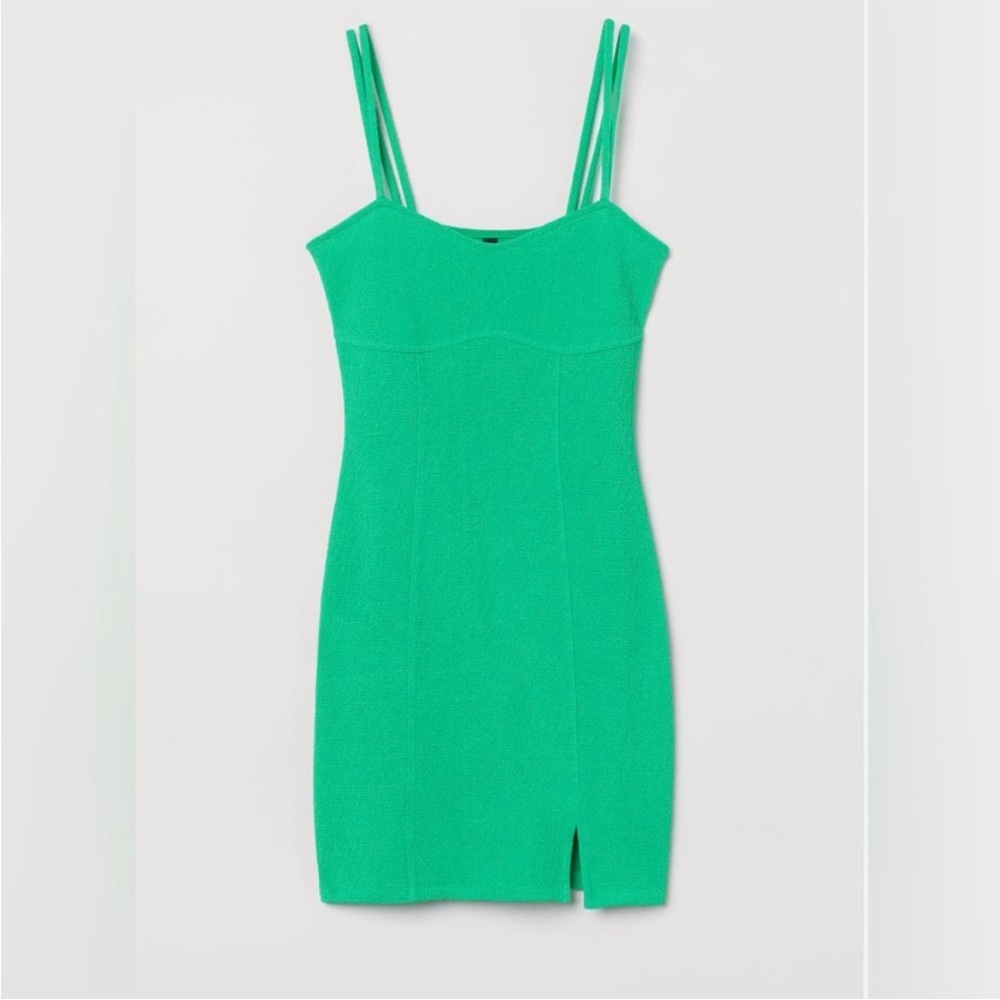 H&M green dress